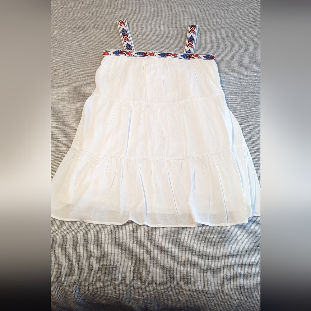 White mini sundress